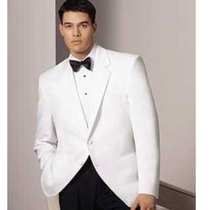 2BTN White Tuxedo Jacket